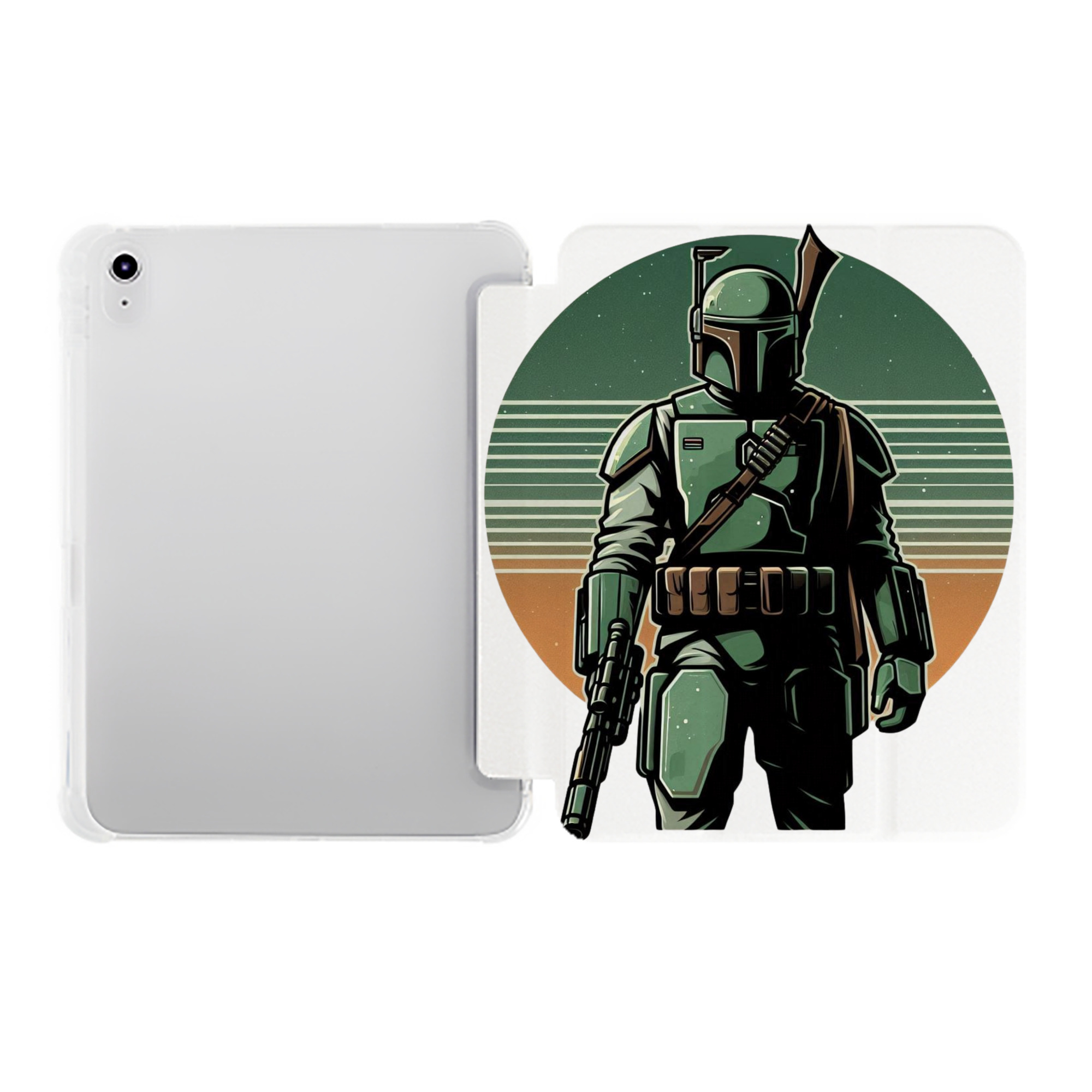 （画像用） スター・ウォーズ Star Wars IPad ケース ペン収納付き 三つ折りスタンド PUレザー×シリコン 対応機種9.5/10.5/10.9インチ
